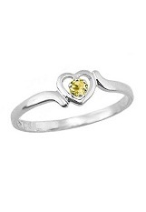 remarkable itsy-bitsy novembar birthstone ring for babies and kids